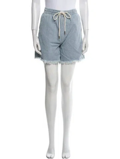 Pre-owned The Great Striped Knee-length Shorts In Blue