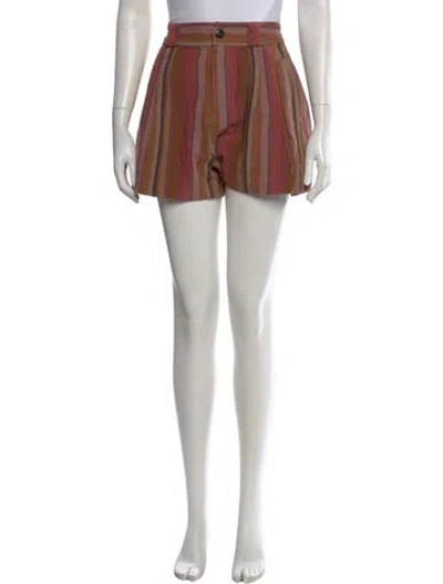 Pre-owned The Great Striped Mini Shorts W/ Tags In Multi