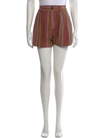 Pre-owned The Great Striped Mini Shorts W/ Tags In Multi