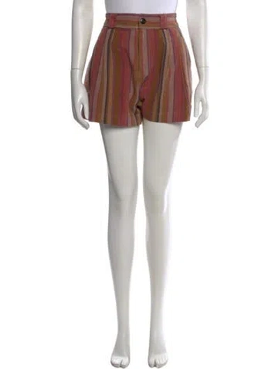 Pre-owned The Great Striped Mini Shorts W/ Tags In Multi