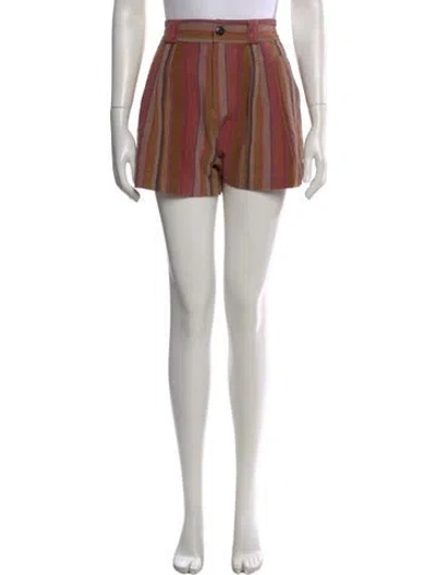 Pre-owned The Great Striped Mini Shorts W/ Tags In Multi