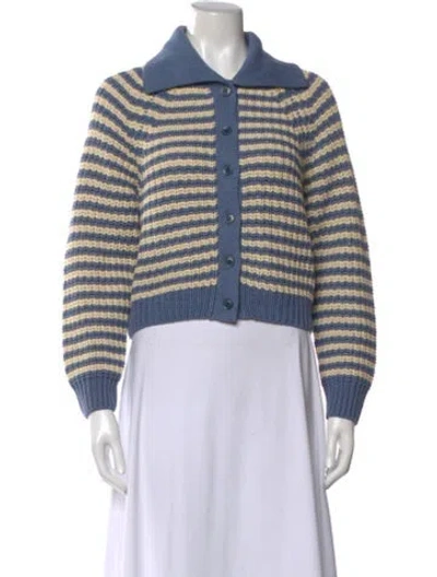 Pre-owned The Great Striped Sweater In Blue