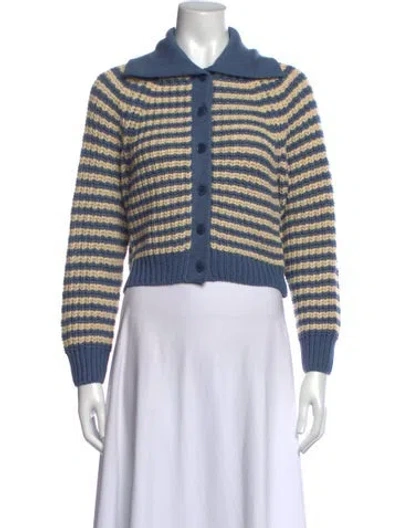 Pre-owned The Great Striped Sweater In Blue