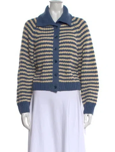 Pre-owned The Great Striped Sweater In Blue