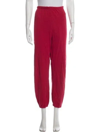 Pre-owned The Great Sweatpants In Red