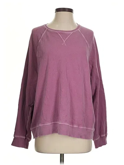 Pre-owned The Great Sweatshirt In Purple