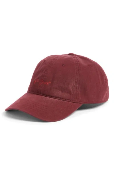 The Great . The Baseball Baseball Cap In Maroon