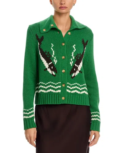 The Great The Bass Cardigan In Multi