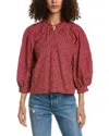 Shop The Great The Boutonniere Top In Red