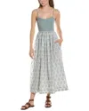 The Great The Camelia Dress Crystal Blue 0 In Blue