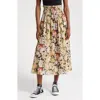 The Great . The Canary Floral Maxi Skirt In Vintage Rose Print