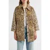 The Great . The Car Coat In Animal Print