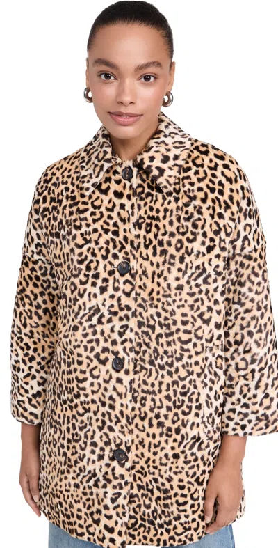 The Great The Car Coat Vintage Leopard