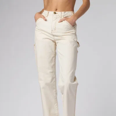 The Great The Carpenter Pant In Natural In White