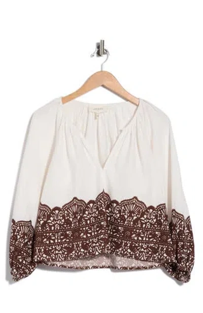 The Great . The Chariot Cotton Top In White