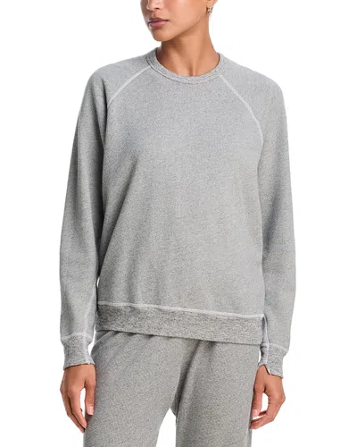 The Great The College Cotton Blend Sweatshirt In Gray
