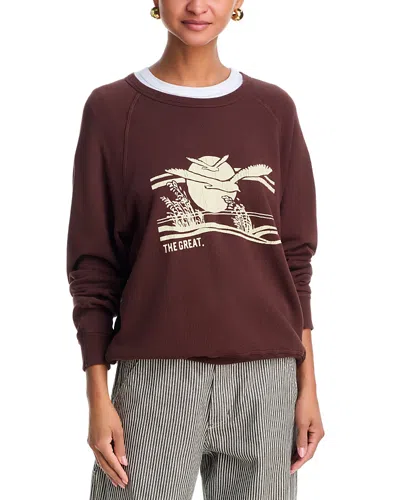 The Great The College Sweatshirt In Brown