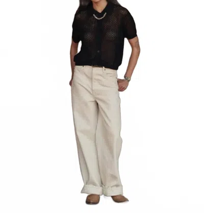 The Great The Crochet Polo In Black
