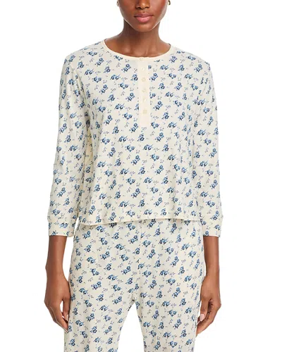 The Great The Crop Sleep Henley Top In Blue