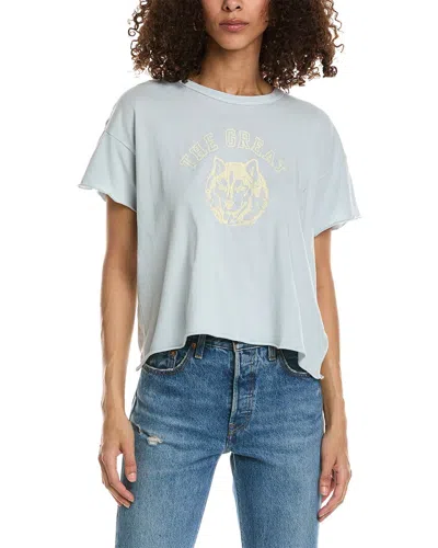 The Great The Crop T-shirt In Blue