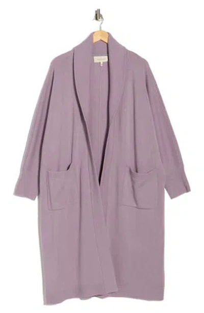 The Great . The Easy Cashmere Duster In Purple