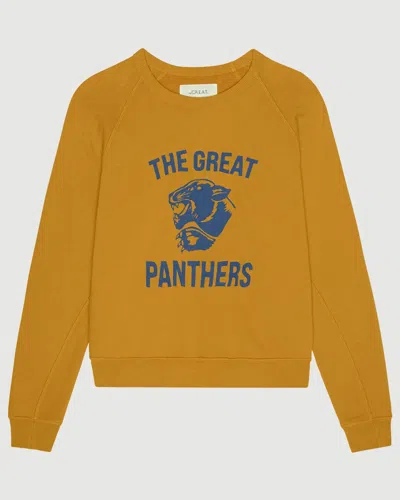 The Great The Fleece Rookie Sweatshirt In Yellow