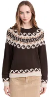 THE GREAT THE GREEK KEY PULLOVER DRIFTWOOD