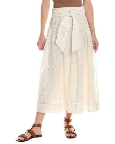 The Great The Highland Maxi Skirt In White