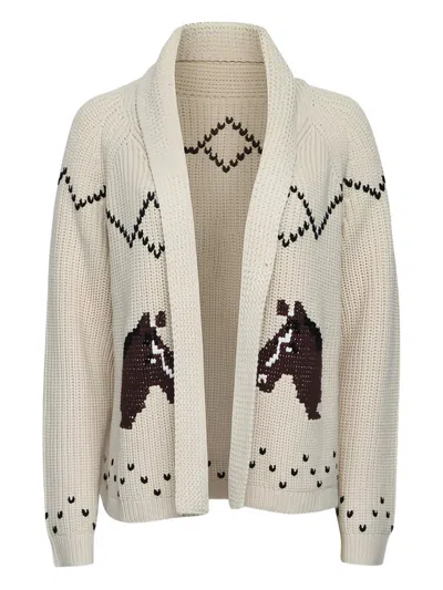 The Great The Horse Lodge Cardigan In Neutral