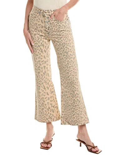 The Great The Kick Bell Vintage Leopard Jean In Brown