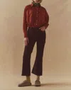 THE GREAT THE KICK BOOT PANTS IN SLATE
