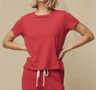 The Great The Little Tee In Gemstone In Red