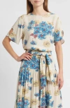 The Great . The Mandolin Floral Top In Multi