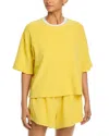 The Great The Micro Terry Track Crew Top In Multi