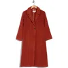 The Great The Nomad Wool-blend Coat In Strawberry Jam