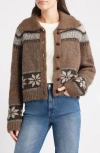 The Great . The Nordic Scholar Cardigan In Brown
