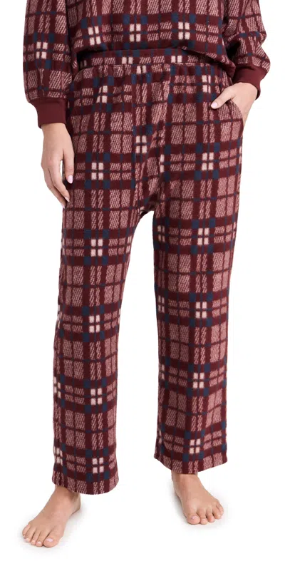 The Great The Plush Fleece Pajama Pants Fireside Plaid