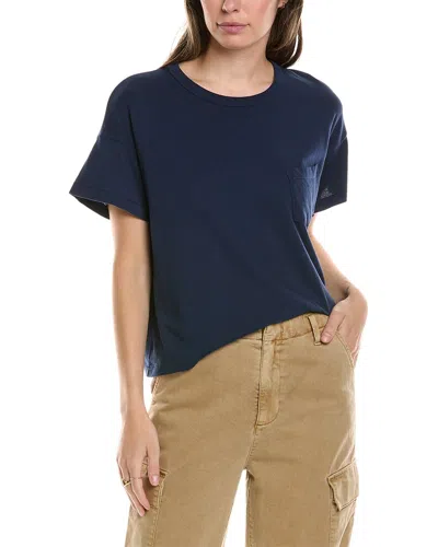 The Great The Pocket T-shirt In Blue