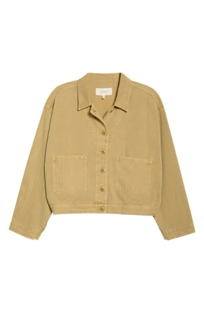 The Great . The Rancher Cotton Jacket In Yellow