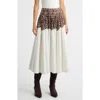 The Great . The Regency Pleated Maxi Skirt In White