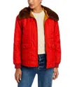 The Great The Reve Logger Puffer Jacket In Red