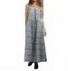 The Great The Reverie Maxi Dress In Pale Blue In Blue