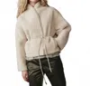 The Great The Reversible Drover Coat In White In Neutral
