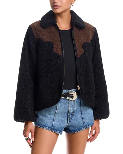 The Great The Reversible Western Yoke Pasture Jacket In Brown