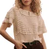 The Great The Rosebud Top In Cream In White