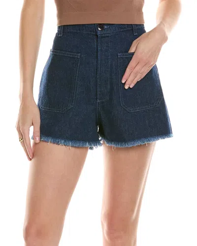 The Great The Sailor Rinse Wash Short In Blue