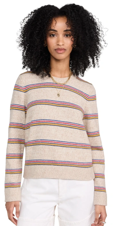 The Great The Shrunken Pullover Waterfront Stripe In Multi