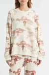 The Great . The Slouch Crewneck Sweatshirt In Neutral