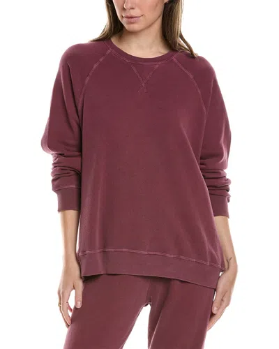 The Great The Slouch Sweatshirt In Burgundy