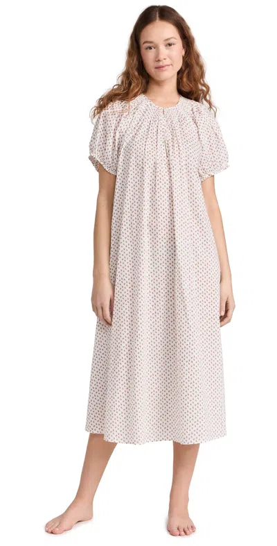 The Great The Smocked Sleep Dress Calico Rose